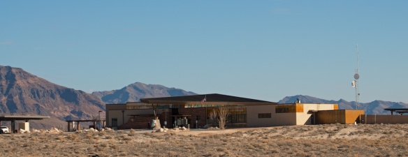 The new visitor's center at Ash Meadows NWR.